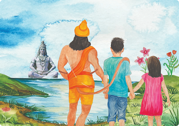 Happy Hanuman Therapy Book (Hindi)